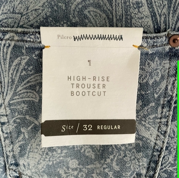 Anthropologie Pilcro and the Letterpress High Rise Trouser Boot Cut Jeans sz 32 - Picture 4 of 12